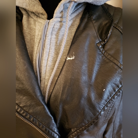 Streetwear Society Faux Leather Biker style Jacket - Used - Picture 4 of 8